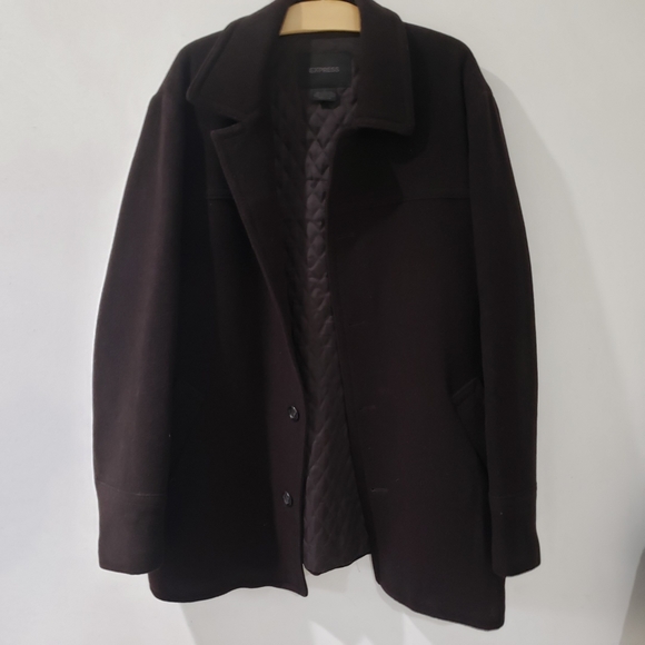 Vintage Express Wool Pea Coat - Picture 1 of 16